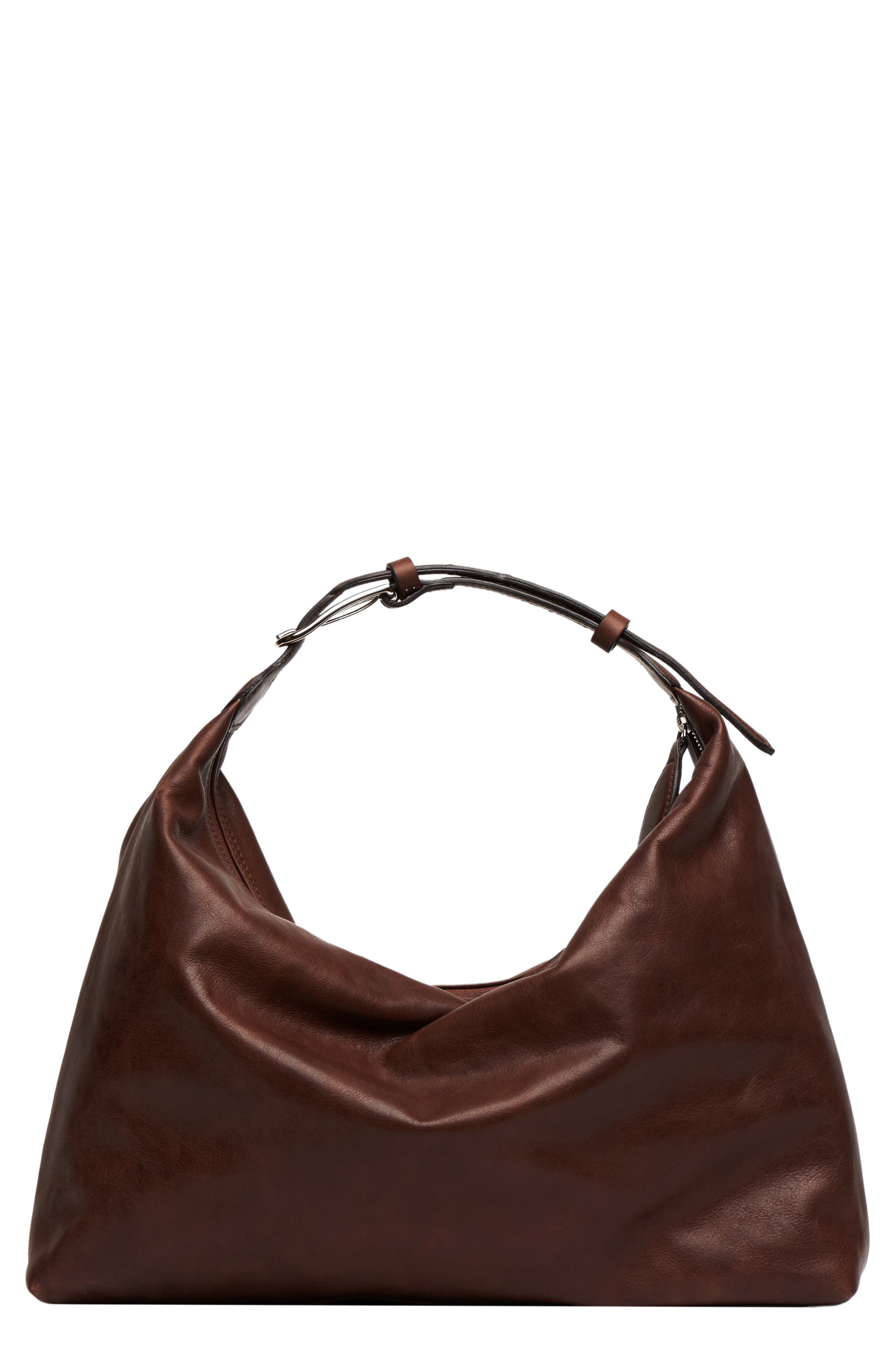 LIFFNER Pillow Leather Shoulder Bag, Main, color, 