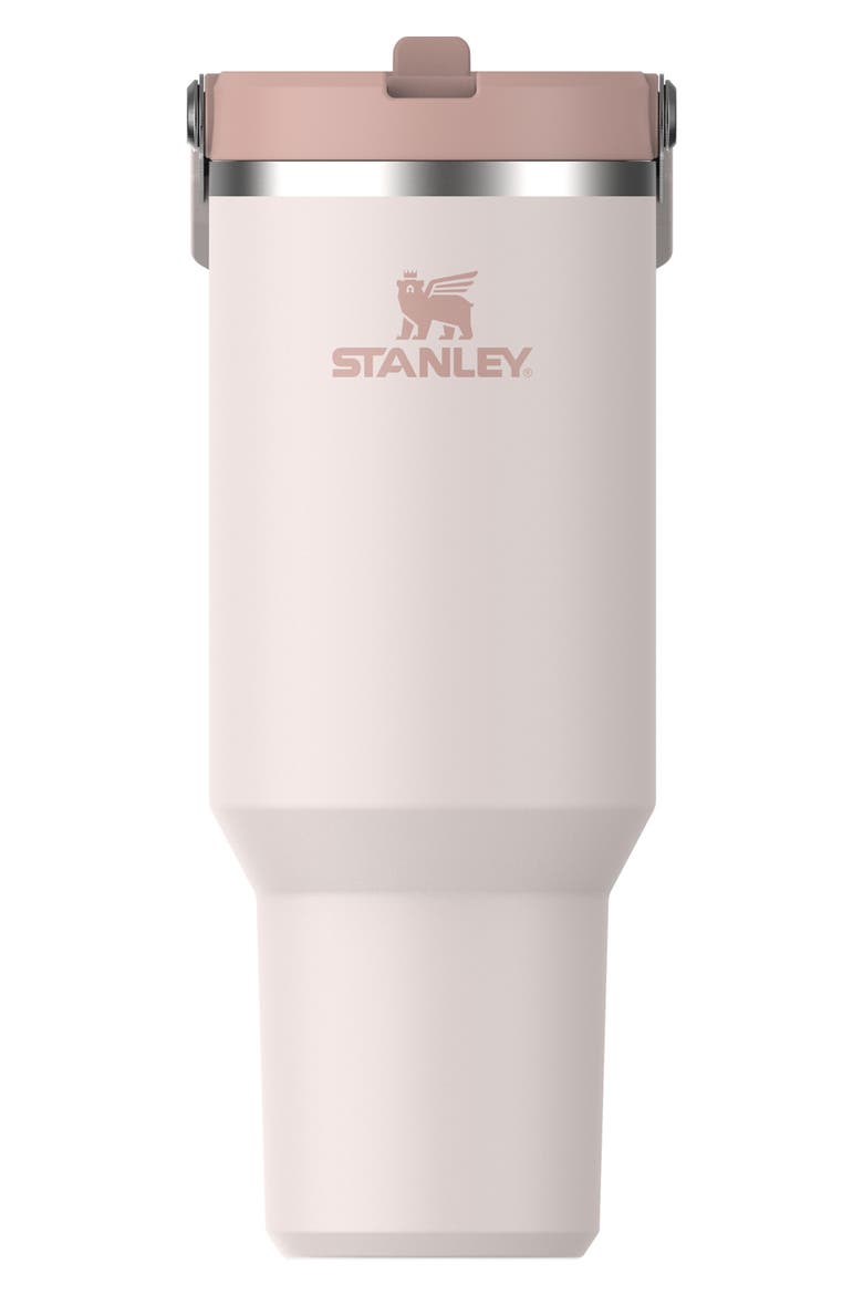 The IceFlow Flip Straw 40-Ounce Tumbler, Main, color, ROSE QUARTZ