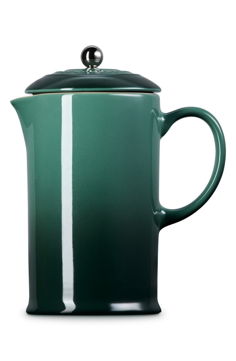 Le Creuset 34-Ounce Stoneware French Press, Alternate, color, Artichaut