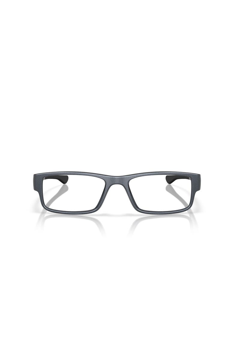 Oakley 59mm Rectangle optical glasses, Alternate, color, Black