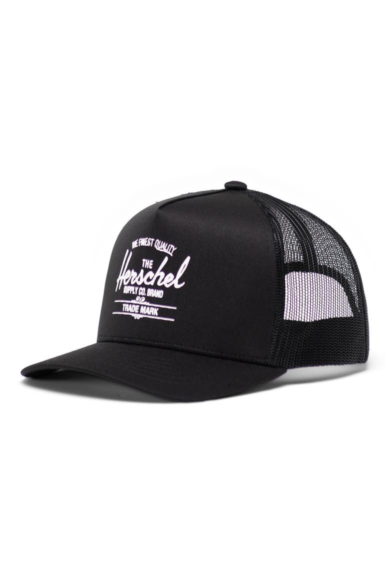 Whaler 6-Panel Baseball Hat, Main, color, BLACK