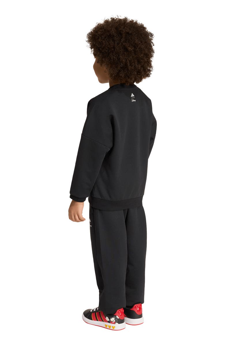 adidas Originals x Disney Kids' Mickey Mouse Sweatshirt & Joggers Set, Alternate, color, Black/ Off White