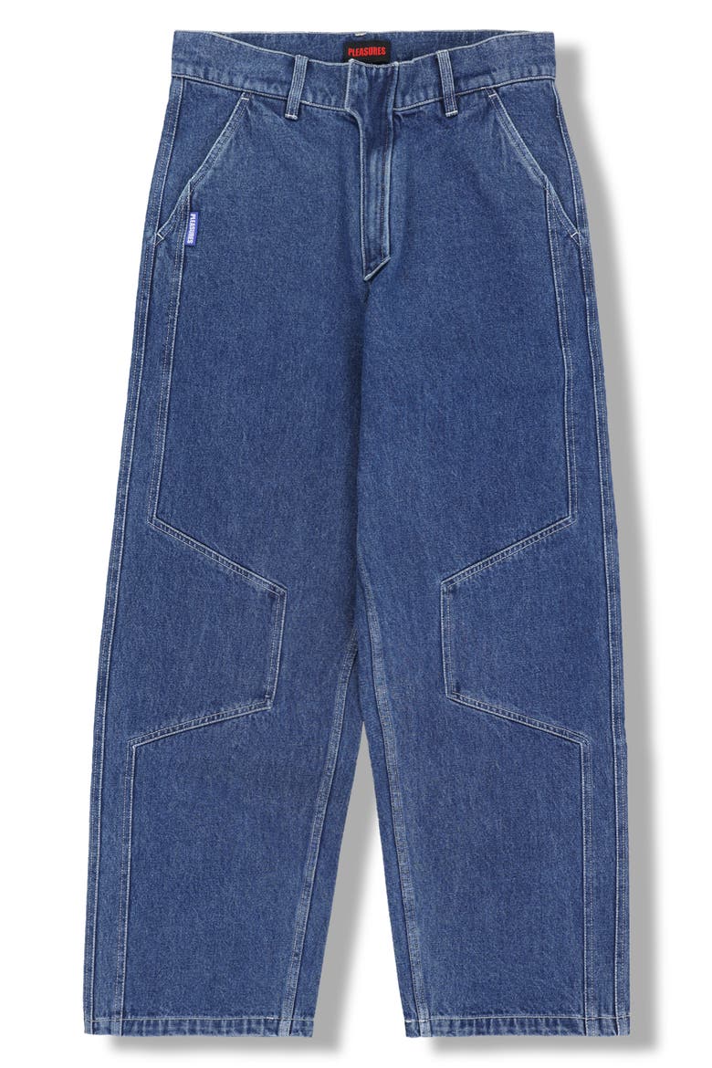 Position Baggy Fit Wide Leg Jeans, Alternate, color, INDIGO
