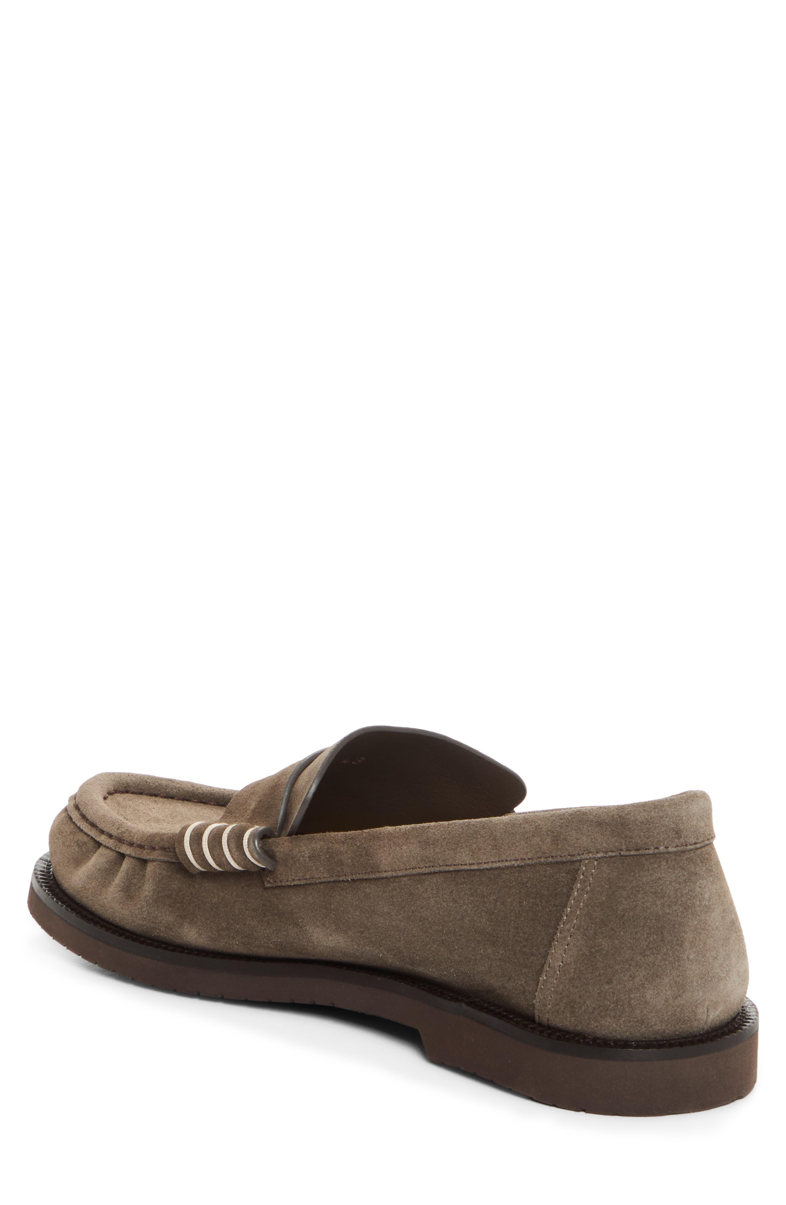 Penny Loafer, Alternate, color, DARK TAUPE