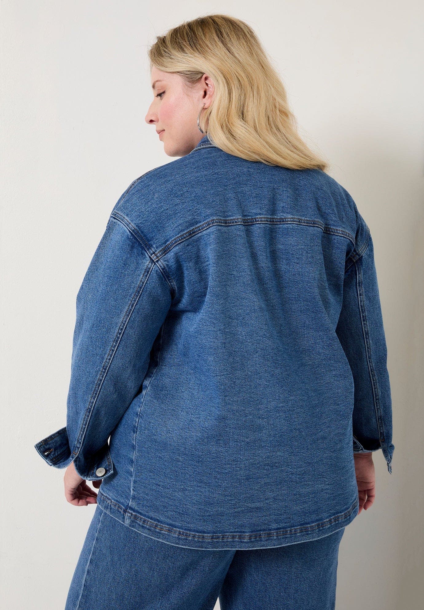 Denim Utility Jacket - image 2