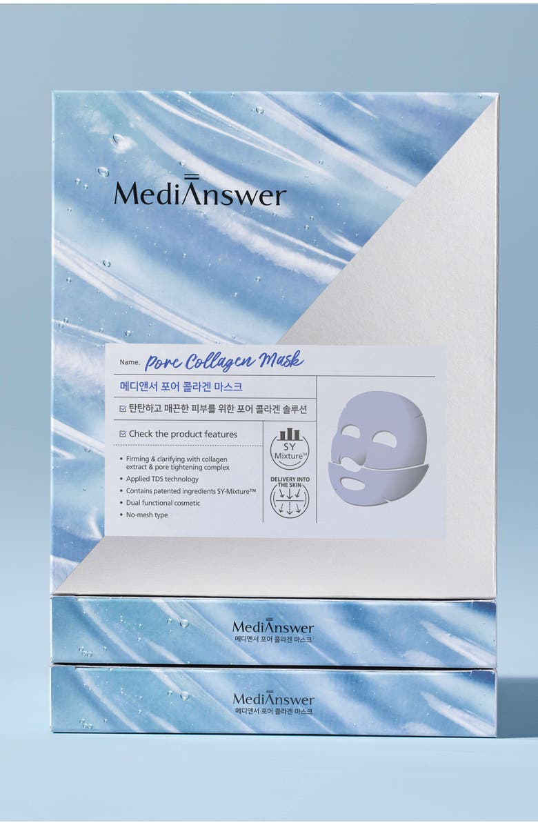 MediAnswer Pore Collagen Mask, Alternate, color, NO COLOR