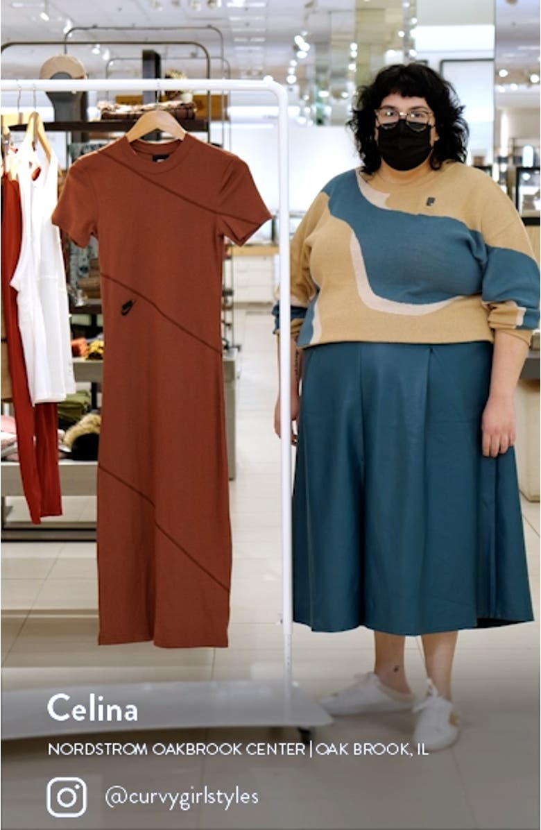 Sportswear Knit Midi Dress, sales video thumbnail