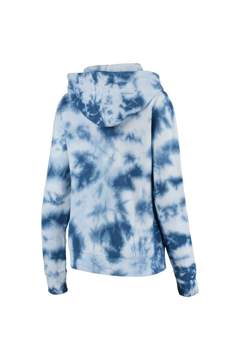 Women's New Era Royal Indianapolis Colts Tie Dye Fleece Full-Zip Hoodie, Alternate, color, Royal