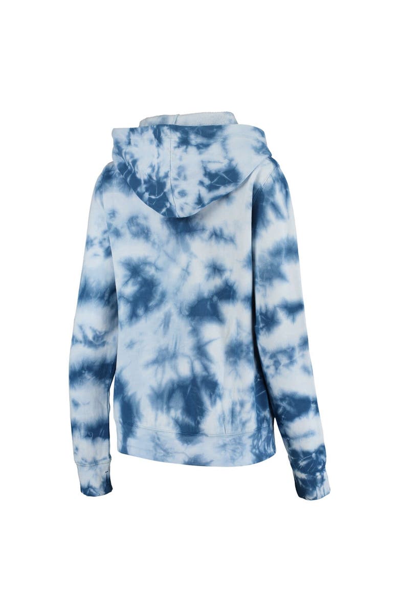 New Era Women's New Era Royal Indianapolis Colts Tie Dye Fleece Full-Zip Hoodie, Alternate, color, 