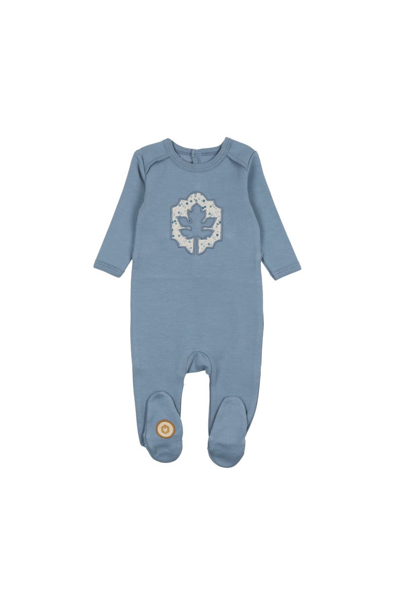 Mon Tresor Bebe Chic Emblem Boys Footie, Main, color, 