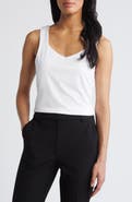 Halogen® Sweetheart Sleeveless Knit Top