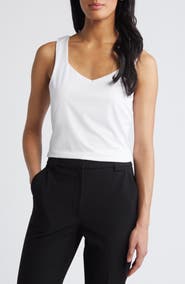 Halogen® Sweetheart Sleeveless Knit Top