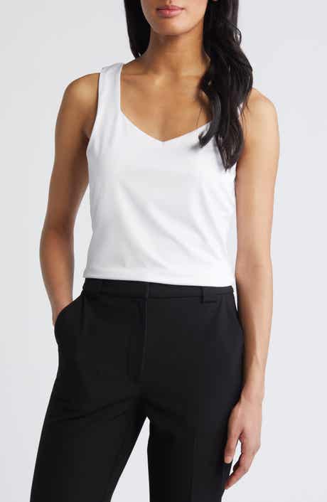 Halogen® Sweetheart Sleeveless Knit Top
