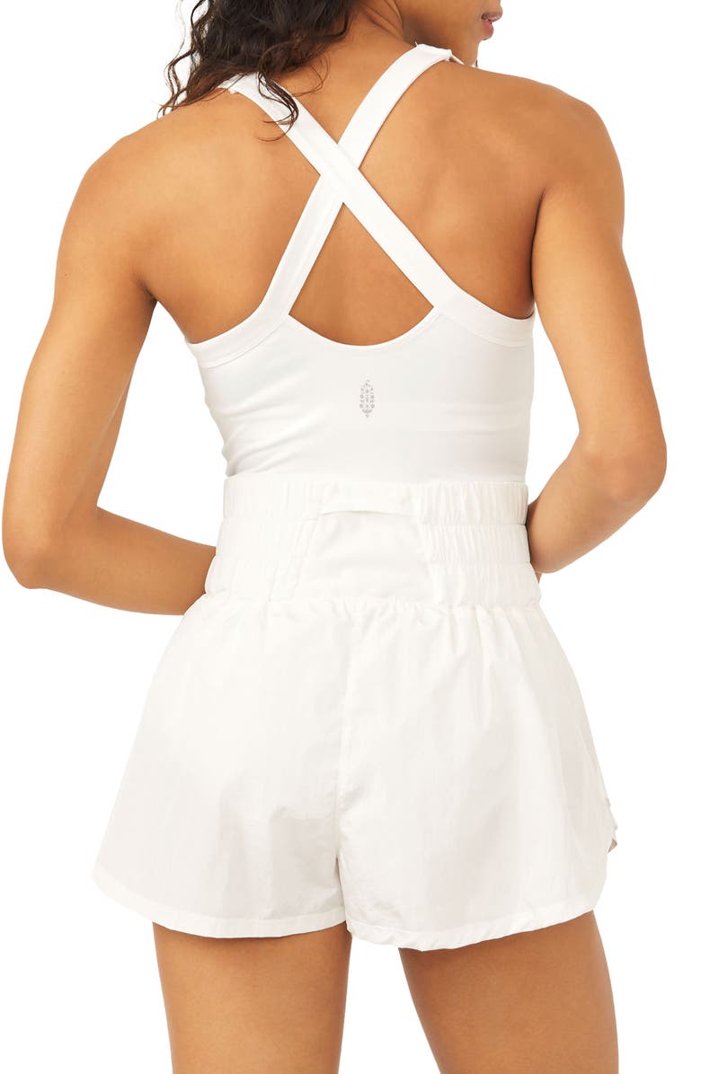 FP Movement by Free People Way Home Skort Romper, Alternate, color, White