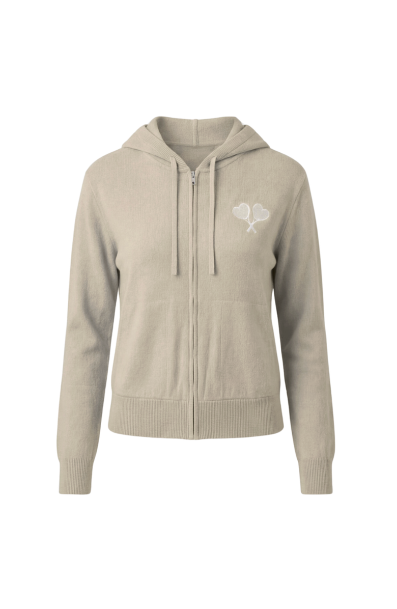 Love All Tennis Courtside Cashmere Sweater, Main, color, Latte