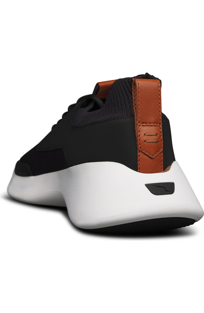 Wolf & Shepherd Toro Swiftknit Sneaker, Alternate, color, Black / White