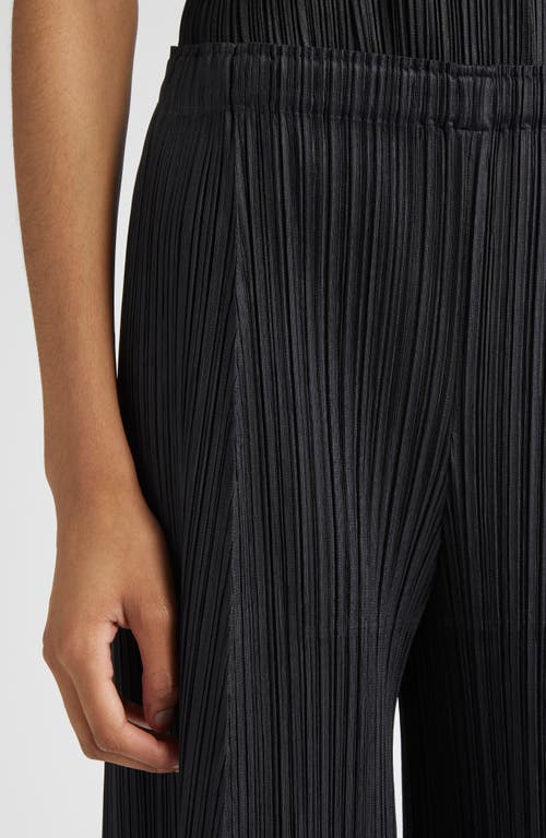 Issey Miyake Black Monthly Colors June Trousers In Black