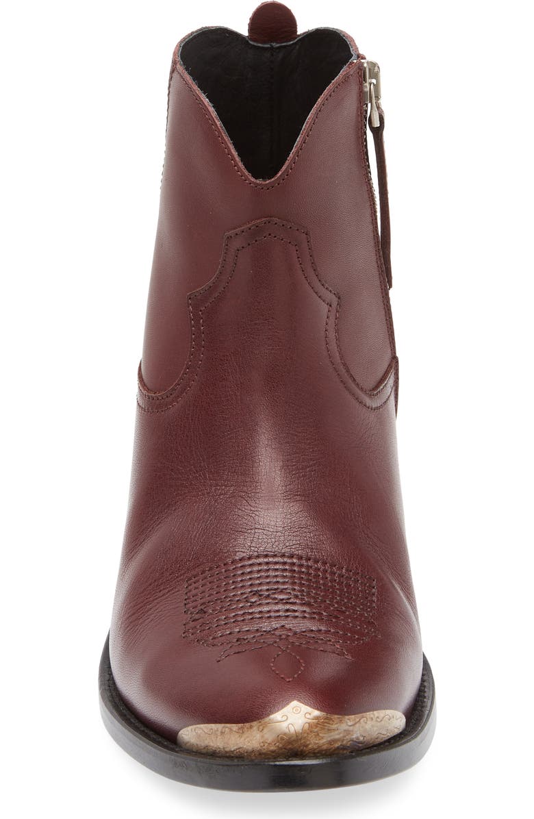 Golden Goose Young Western Boot, Alternate, color, Bordeaux