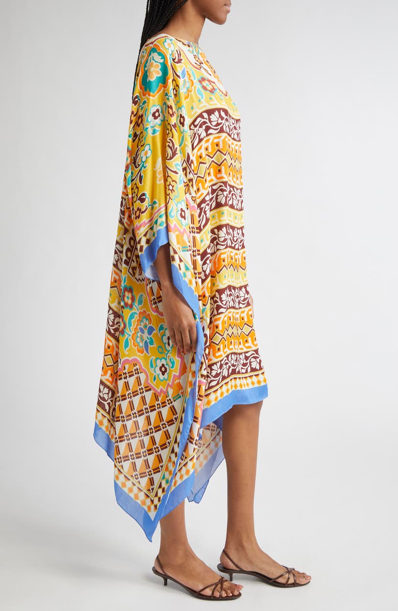 Etro Beachwear Caftan, Alternate, color, X0840 Print On Yellow Base