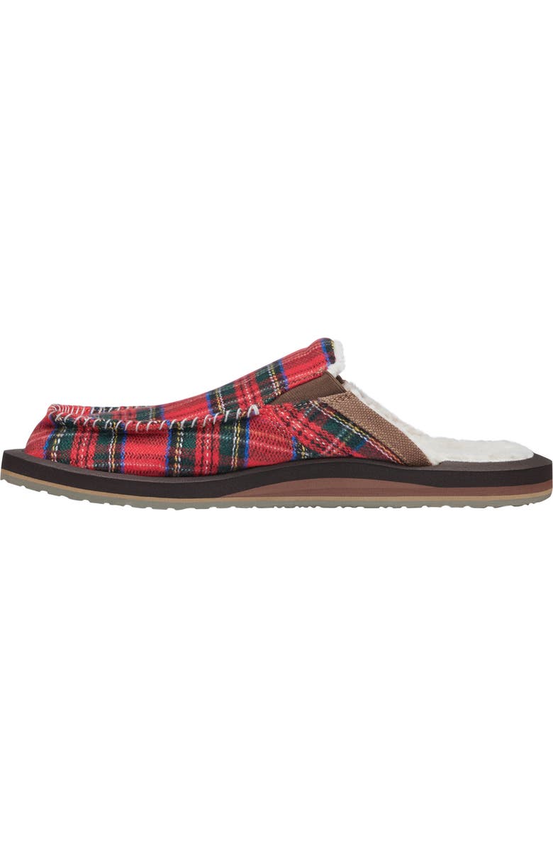 Sanuk Cozy Vibe Plaid Slip-On, Alternate, color,