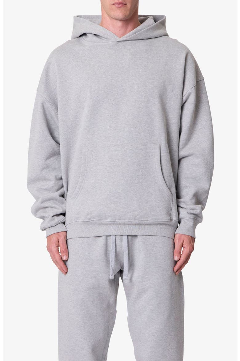 Heavy Basic Hoodie, Main, color, MARLED GREY