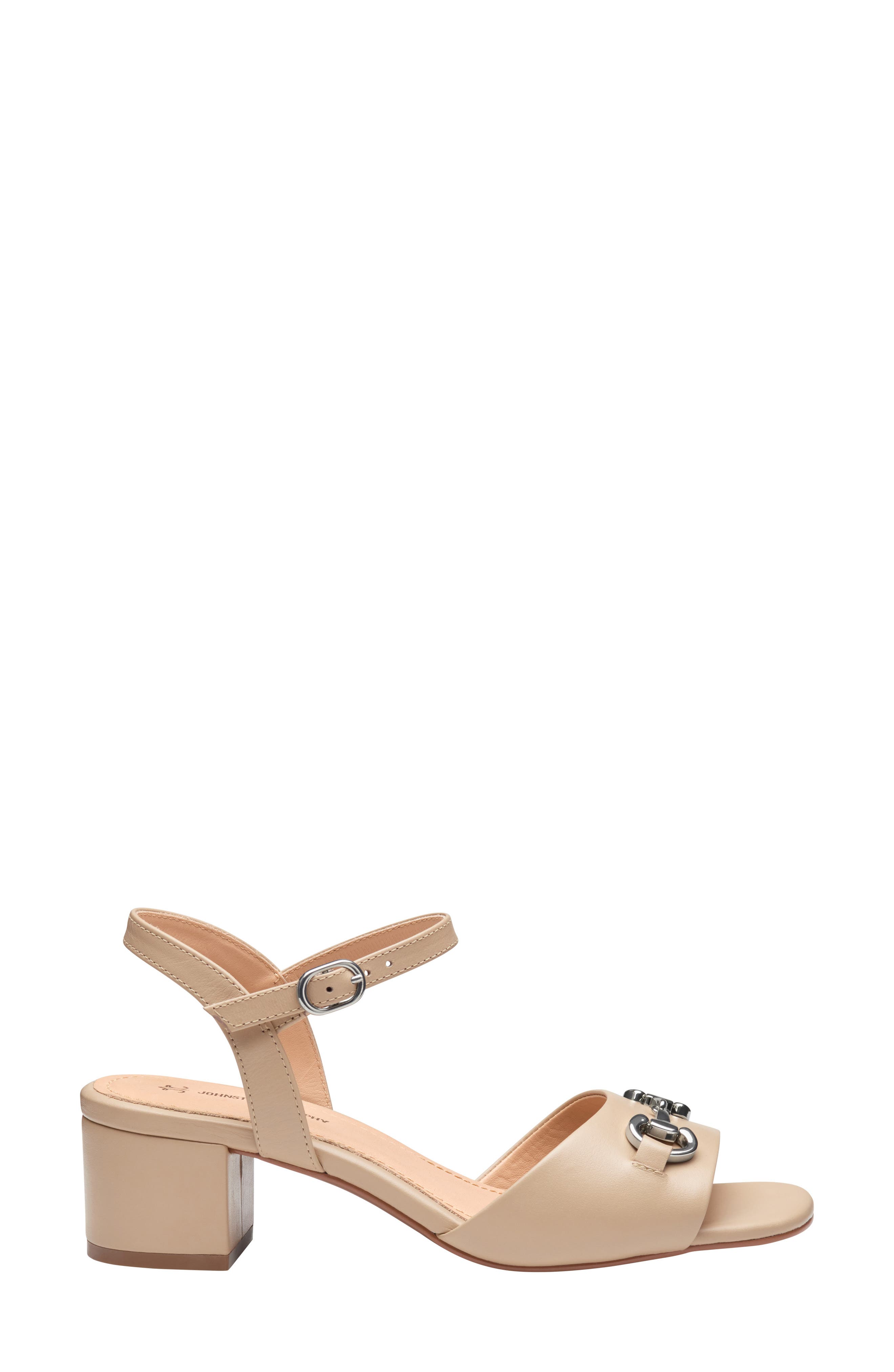 Johnston 
Murphy Edith Bit Ankle Strap Sandal, Alternate, color, Sand Glove Leather