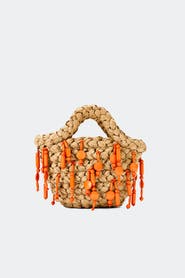 SIMONMILLER EMBELLISHED SHELLY BAG