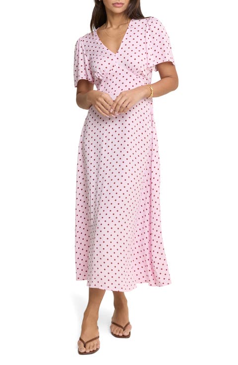 Atlas Polka Dot Midi Dress