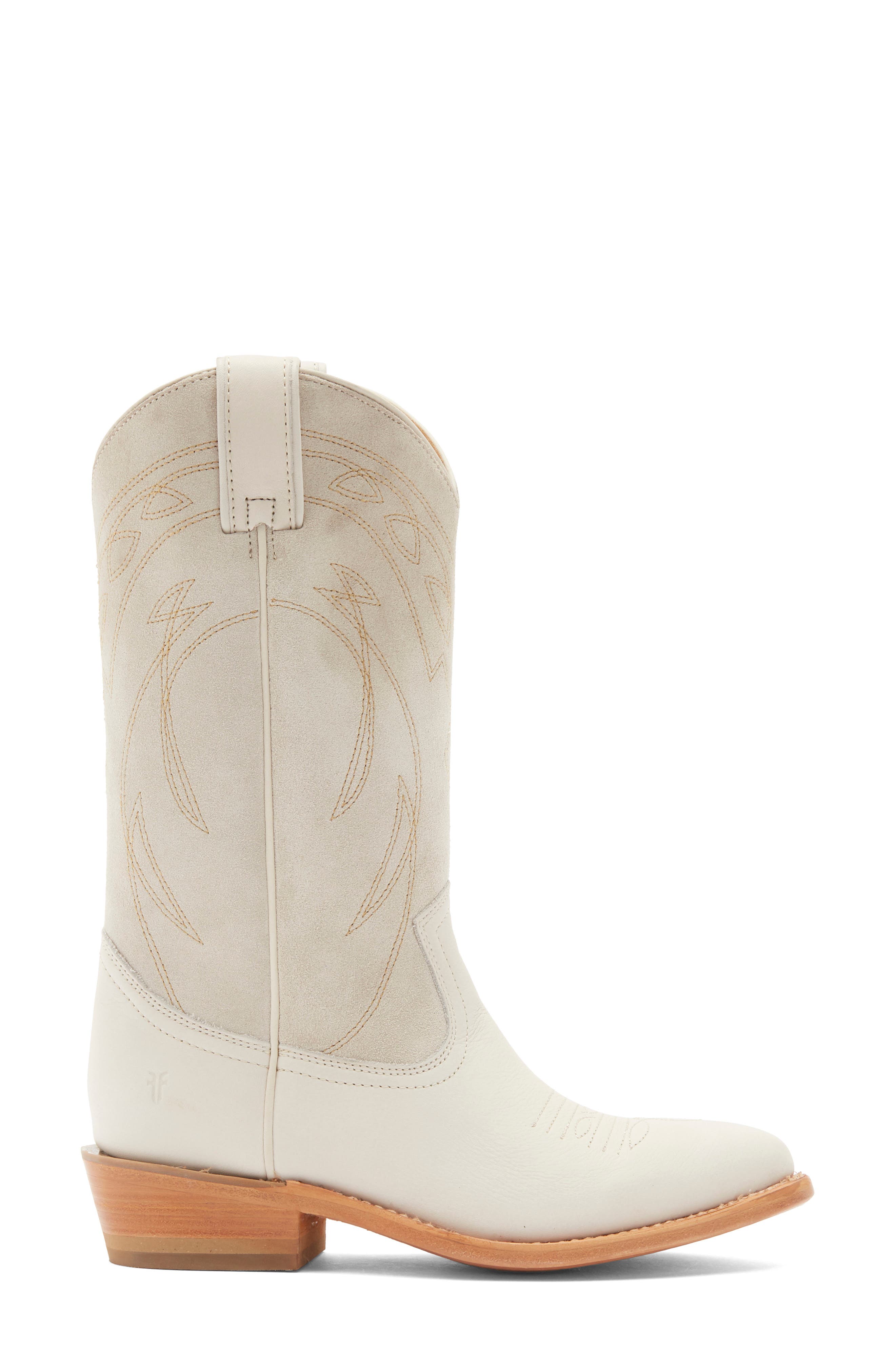Billy Western Boot, Alternate, color, IVORY