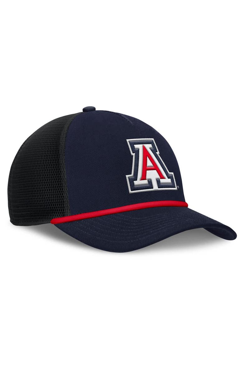 Men's Nike Navy Arizona Wildcats Rise Primetime Trucker Adjustable Hat, Alternate, color, Navy