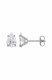 FZN 14K Gold Lab Grown Diamond Stud Earrings