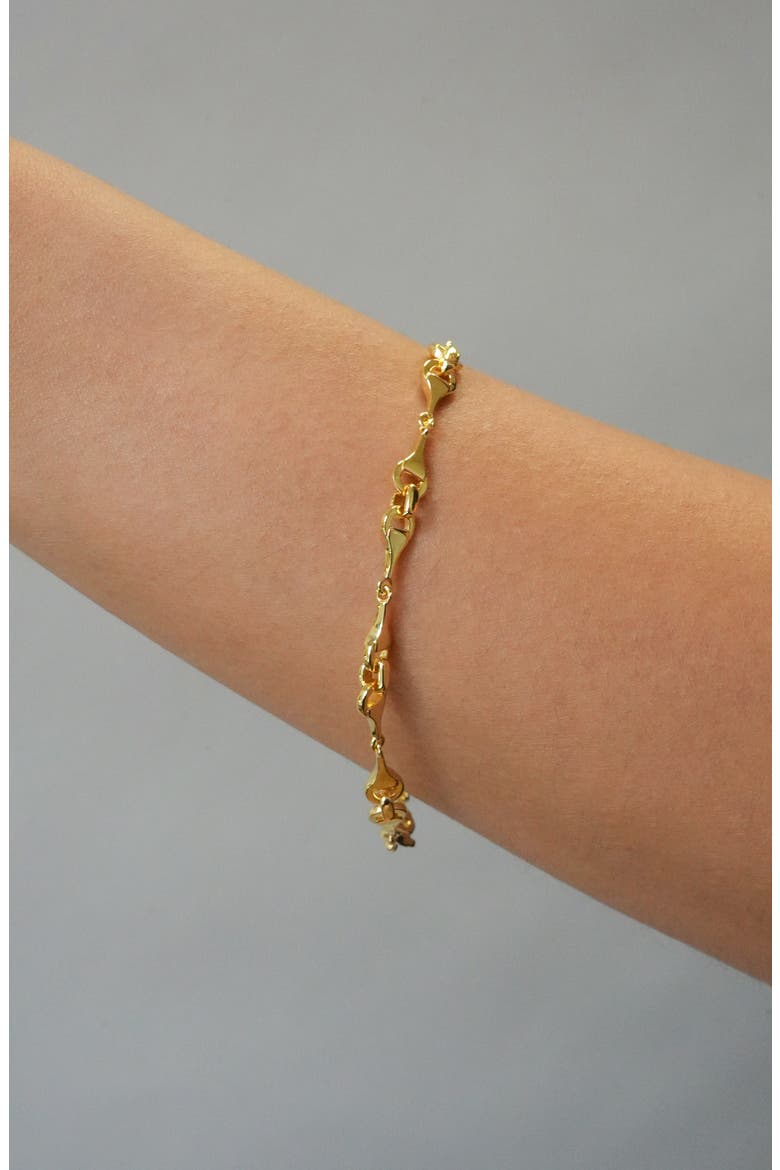 All Around Equestrian Chain Bracelet, Alternate, color, GOLD