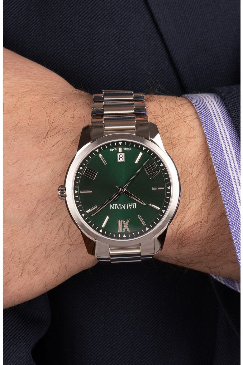 Madrigal Bracelet Watch, 40mm, Alternate, color, STAINLESS STEEL