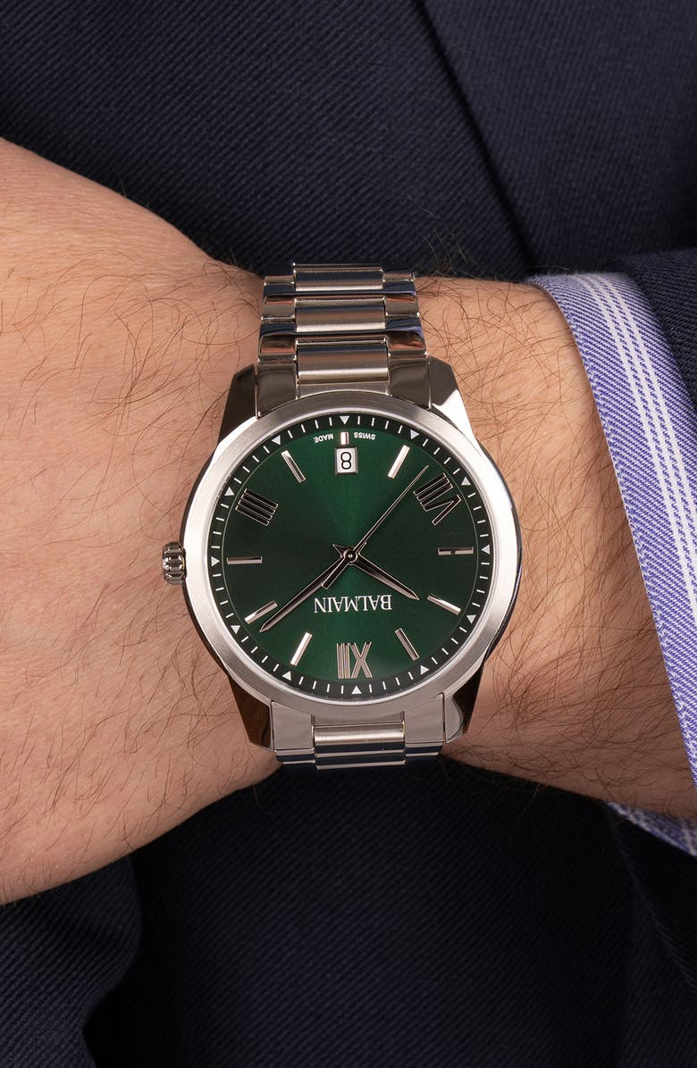 BALMAIN WATCHES Madrigal Bracelet Watch, 40mm, Alternate, color, Stainless Steel