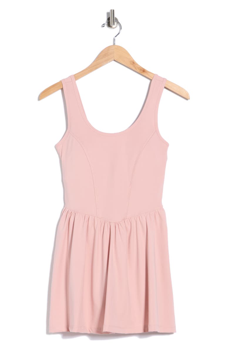 Polly Nude Tech Dress, Alternate, color, BLUSH SILK