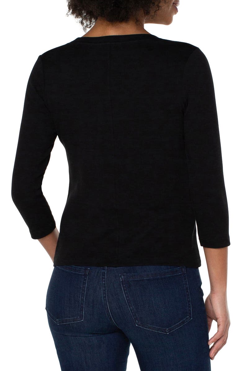 Liverpool Los Angeles Scoop Neck Cotton T-Shirt, Alternate, color,