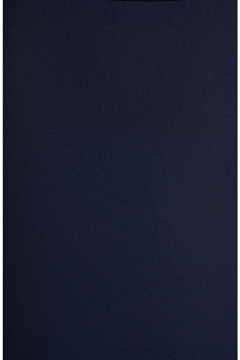 Portrait Collar Sequin Décolletage Gown, Alternate, color, NAVY