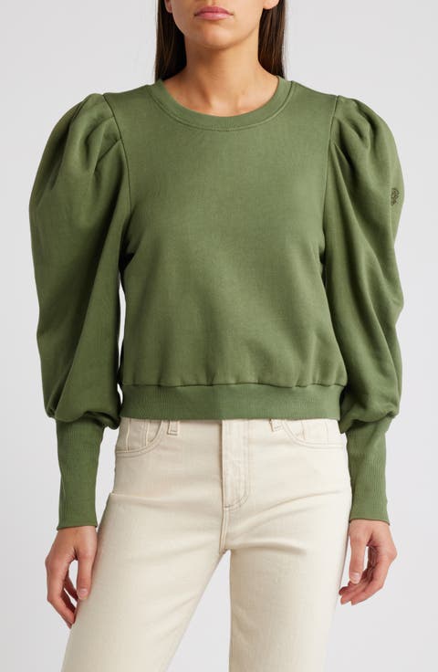Indi Bishop Sleeve Organic Cotton Sweatshirt