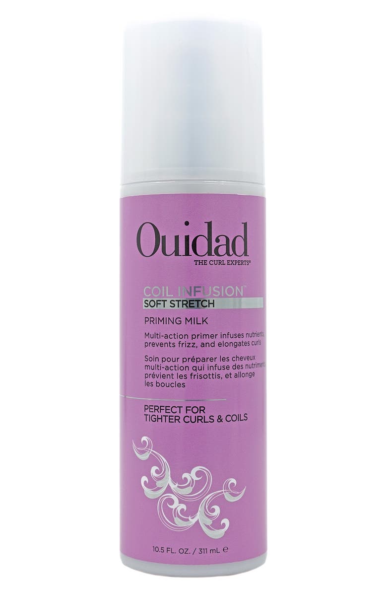 Ouidad Coil Infusion Soft Stretch Priming Milk, Main, color,