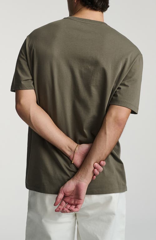 Mavi Jeans Relaxed Fit Cotton T-shirt In Green