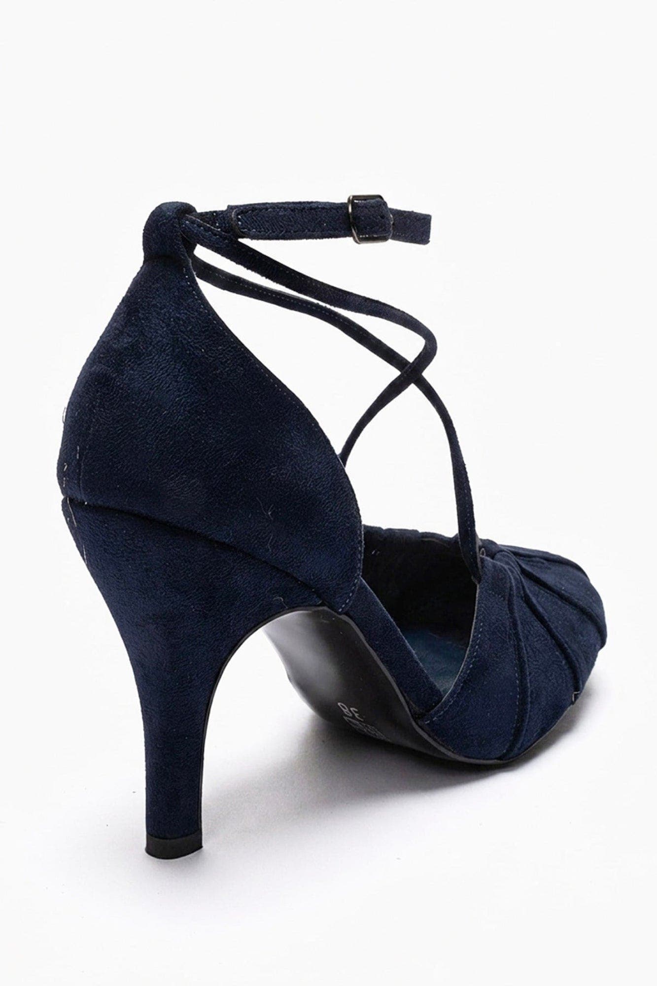 Eliza Stiletto Pump, Alternate, color, Navy Suede
