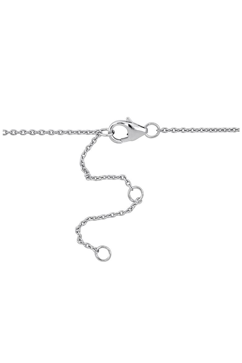 Blue Topaz & White Topaz Chain Necklace, Alternate, color, BLUE