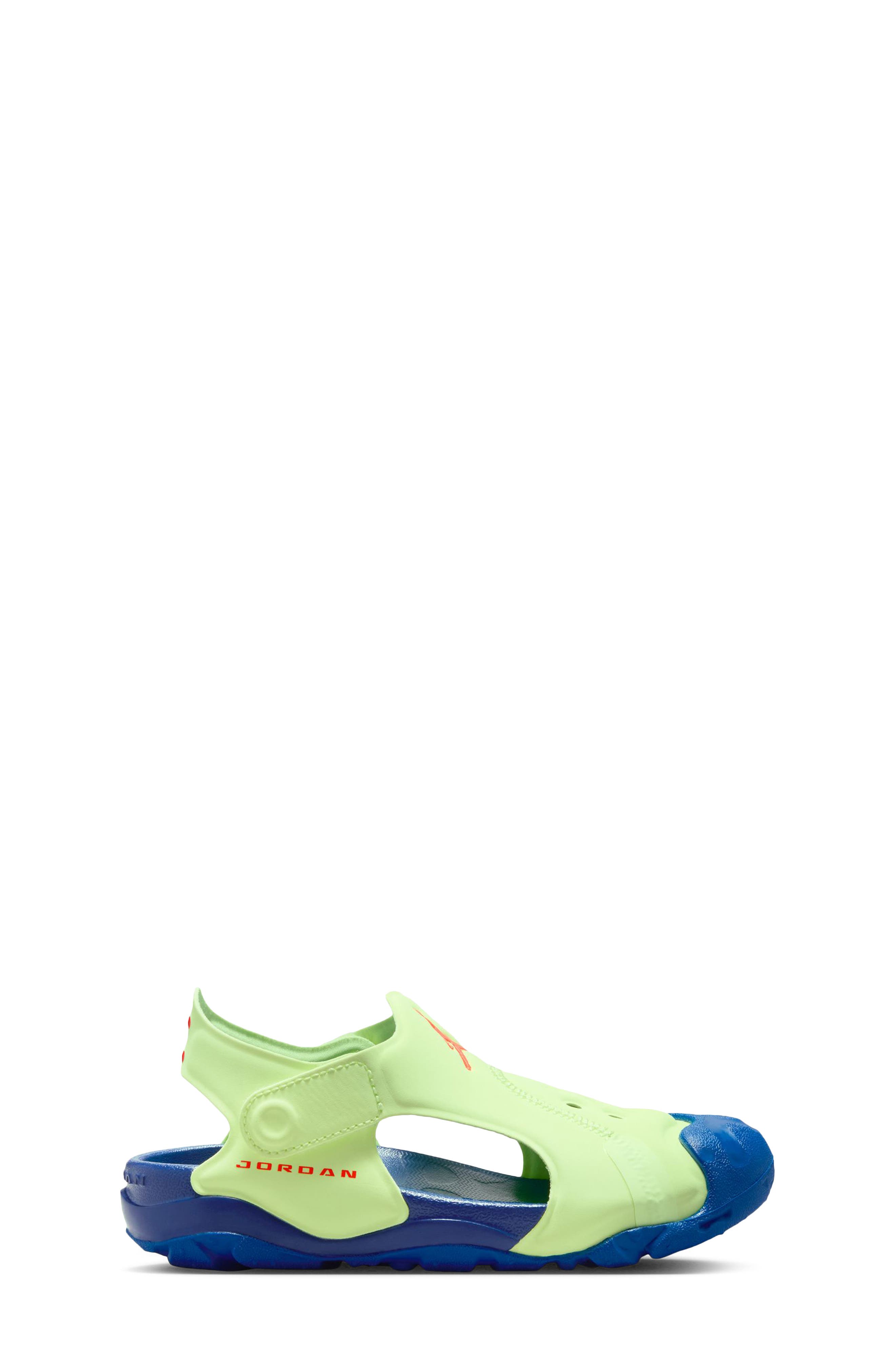 Nike Kids' Jordan OTDR Sandal, Alternate, color, Barely Volt/ Infrared/ Royal