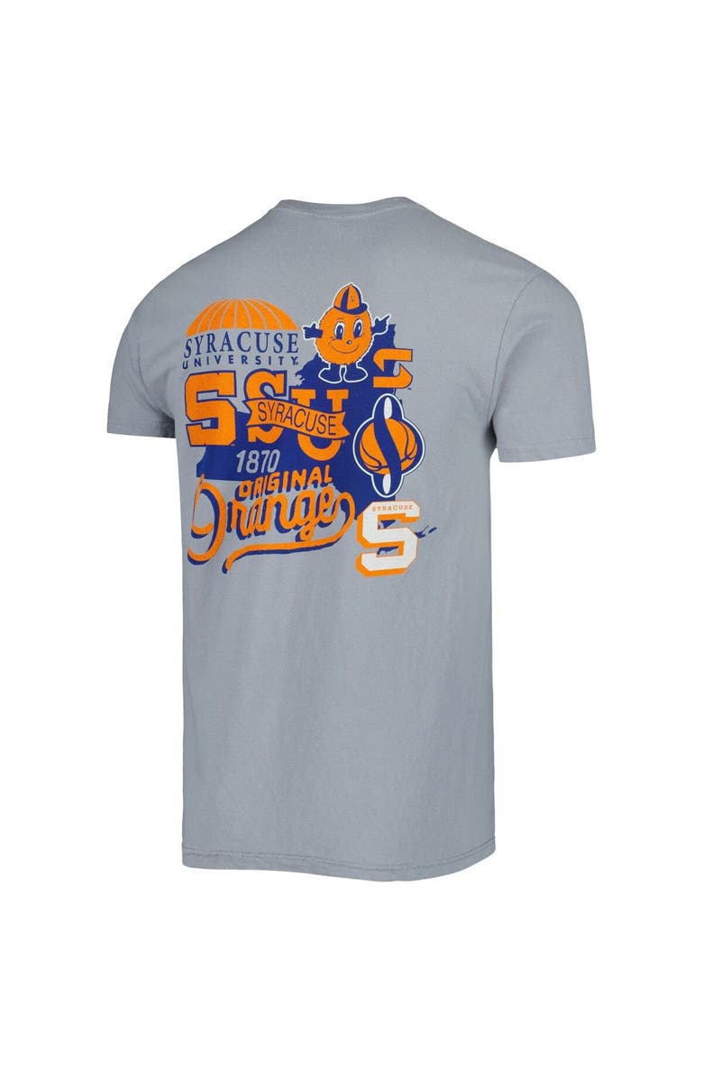 IMAGE ONE Men's Graphite Syracuse Orange Vault State Comfort T-Shirt, Alternate, color, Graphite