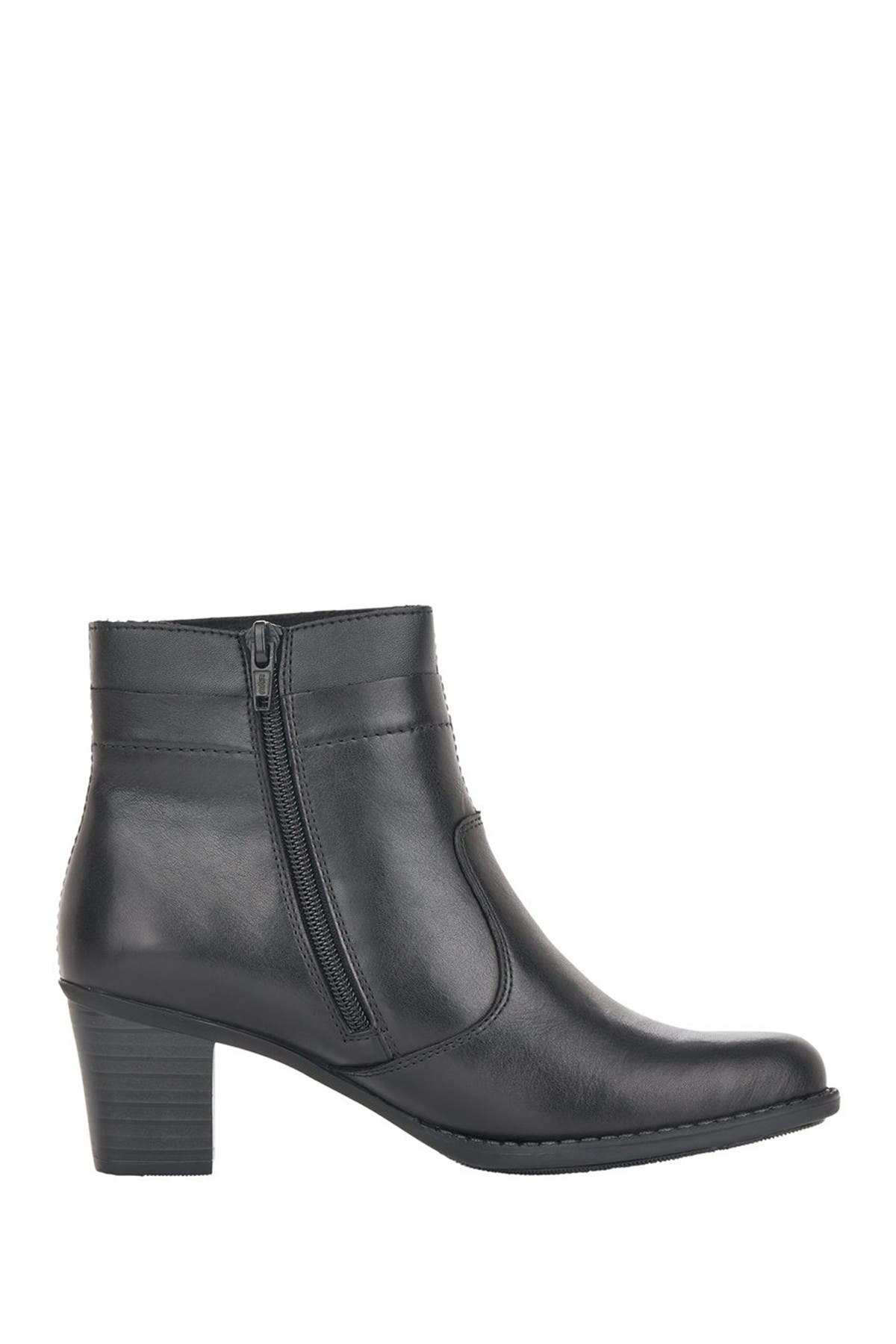 Rieker Ivonne Leather Block Heel Boot, Alternate, color, 