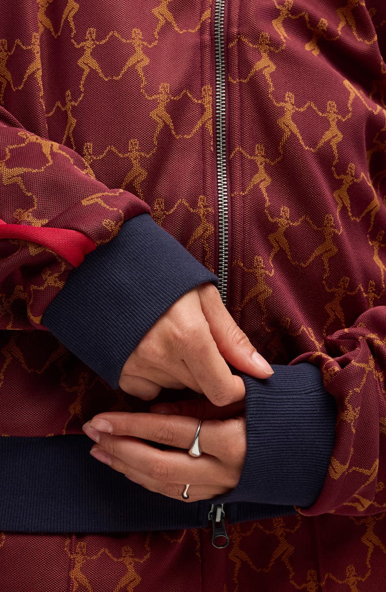 PUMA x KidSuper T7 Track Jacket, Alternate, color, Ruby Shimmer