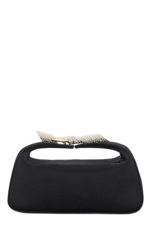 Shop Lanvin Haute Séquence Velvet Clutch Bag In Black