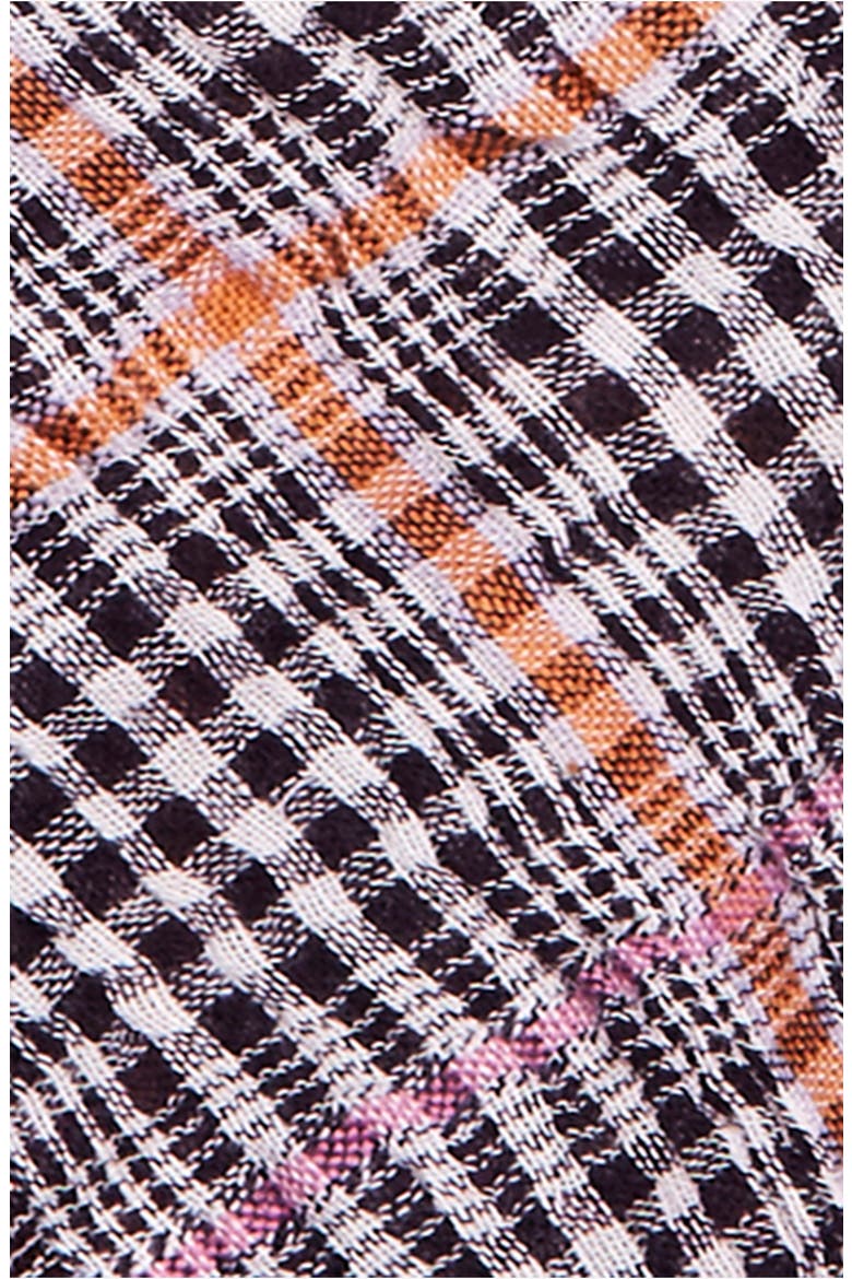 Break My Stripe Plaid Shirt, Alternate, color, BLACK