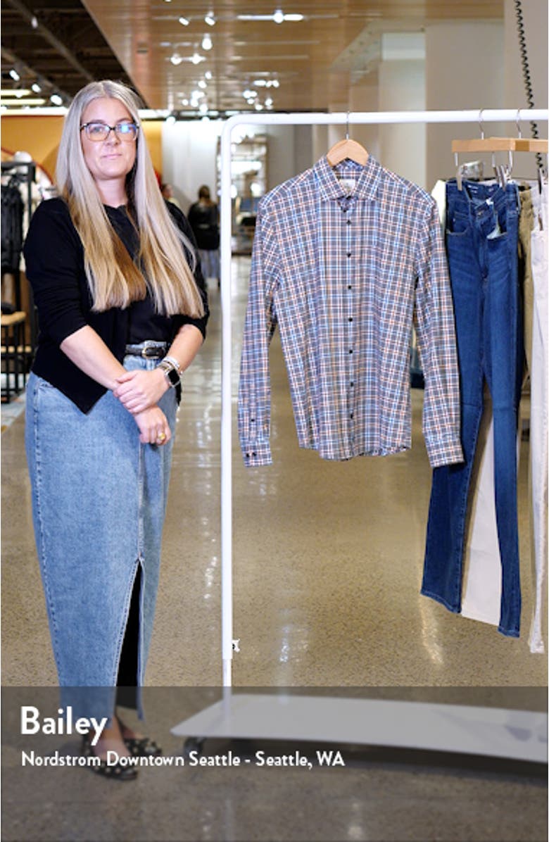 York Plaid Stretch Button-Down Shirt, sales video thumbnail