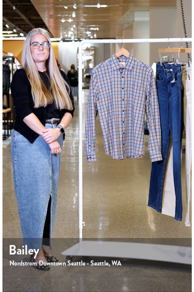 York Plaid Stretch Button-Down Shirt video